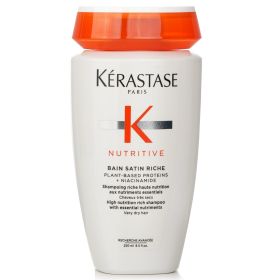 KERASTASE - Nutritive Bain Satin Riche High Nutrition Rich Shampoo With Essential Nutriments (Very Dry Hair) 154943 250ml/8.5oz