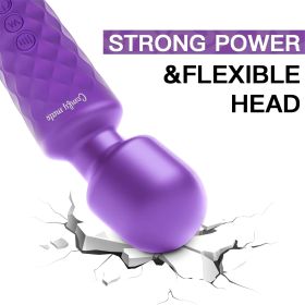 USB Rechargeable Portable 3 in 1 Massage Vibrator for Female Couple Interactive Toys Multi Powerful Vibranting Waterproof (Color: black)